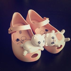 NWOT Mini Melissa Toddler Little Girl Shoes Sz 6